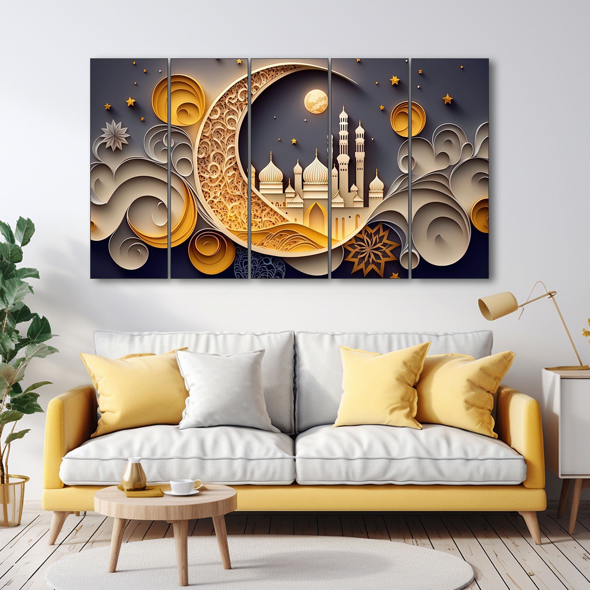 Islamic Painting with frame Big Size Wall Art for living room,Bedroom,Drawing room,Hotels