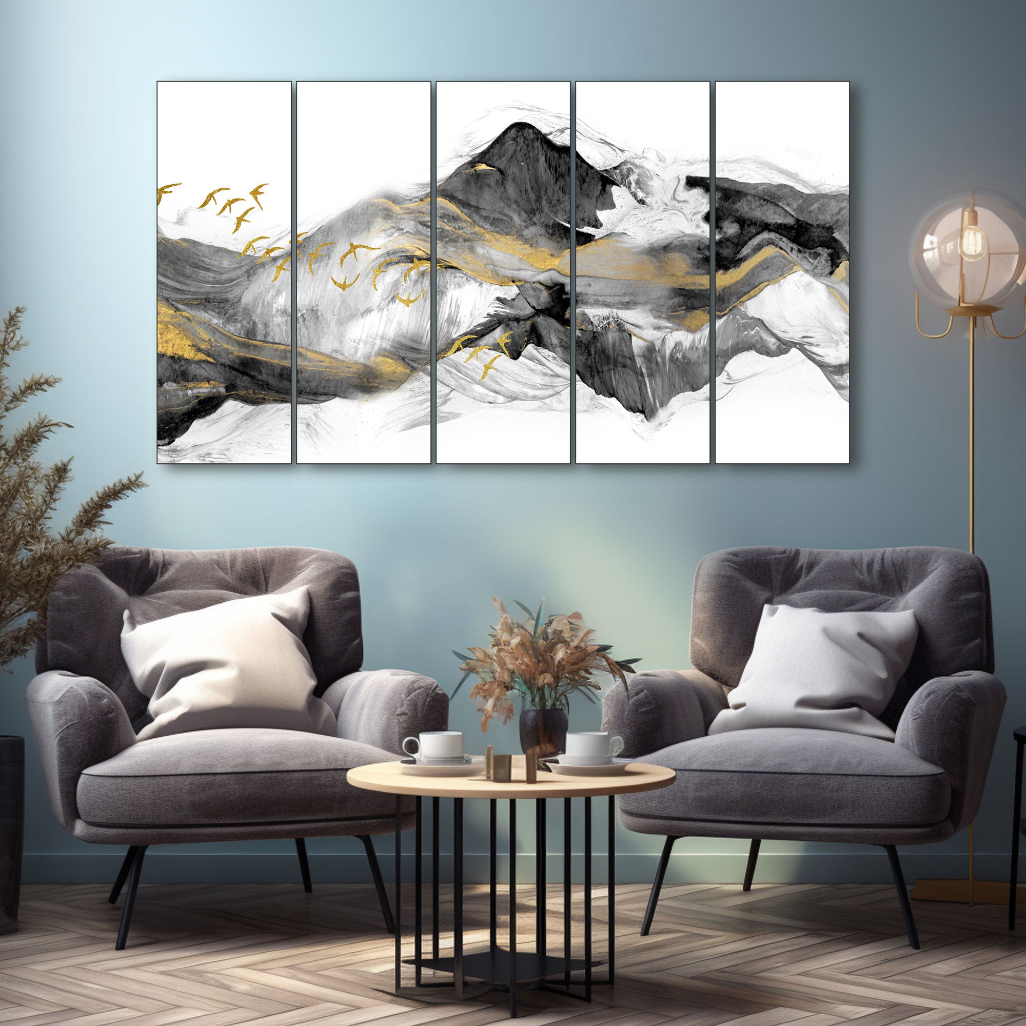 Nature Painting with frame Big Size Wall Art for living room,Bedroom,Drawing room,Hotels