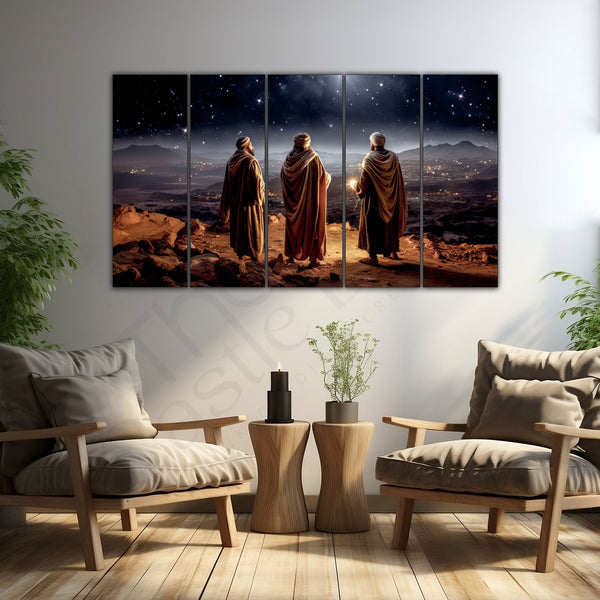 Jesus Epiphany Day Painting Set of 5 for Home Decoration