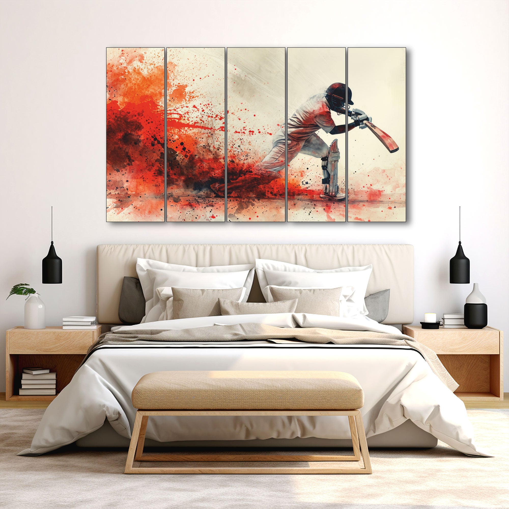 Sports Painting with frame Big Size Wall Art for living room,Bedroom,Drawing room,Hotels