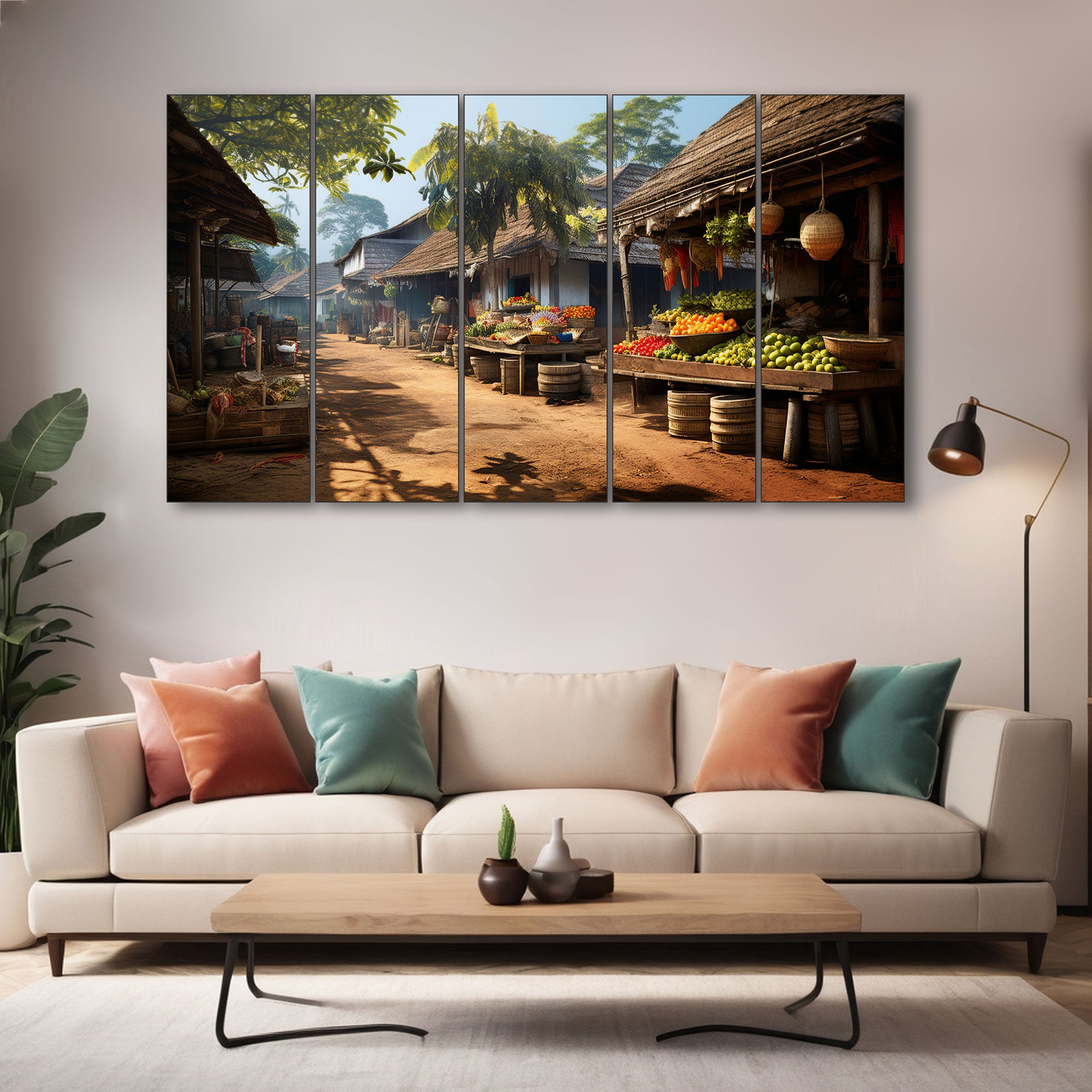 Nature Painting with frame Big Size Wall Art for living room,Bedroom,Drawing room,Hotels