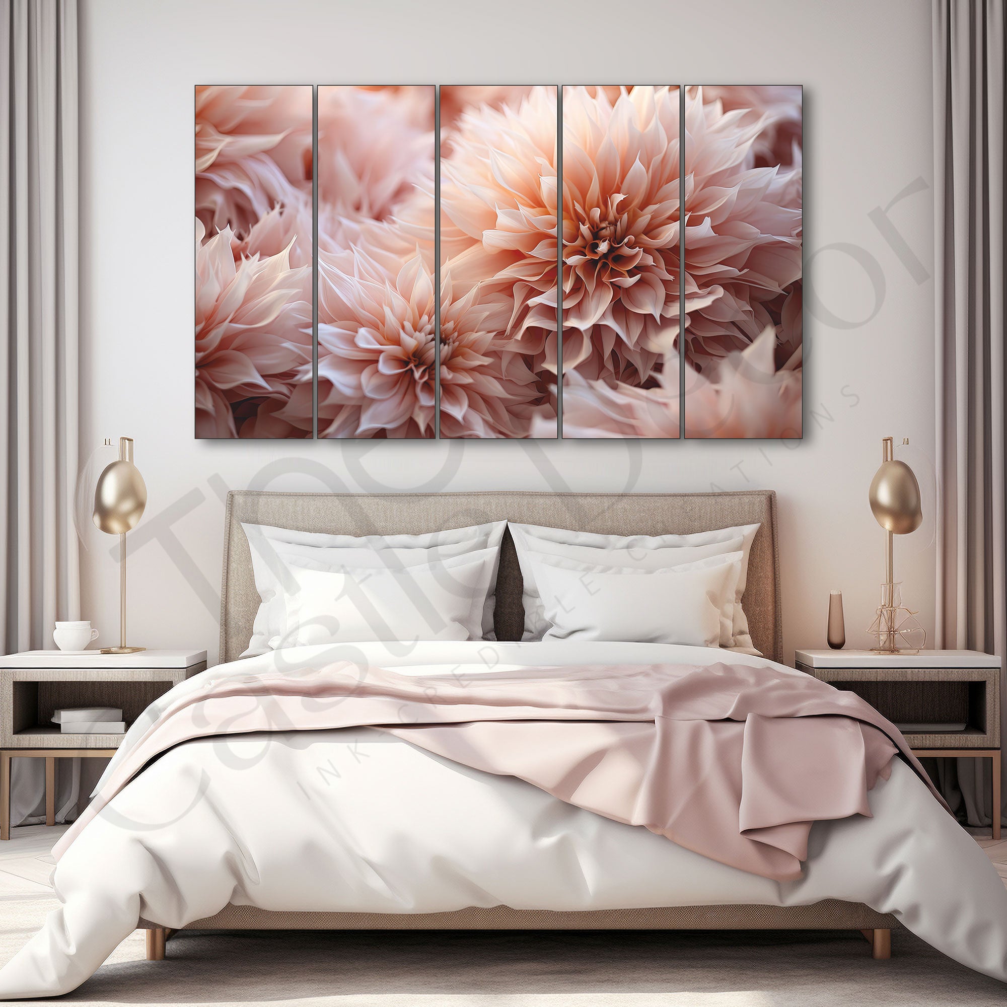 Flowers Painting with frame Big Size Wall Art for living room,Bedroom,Drawing room,Hotels