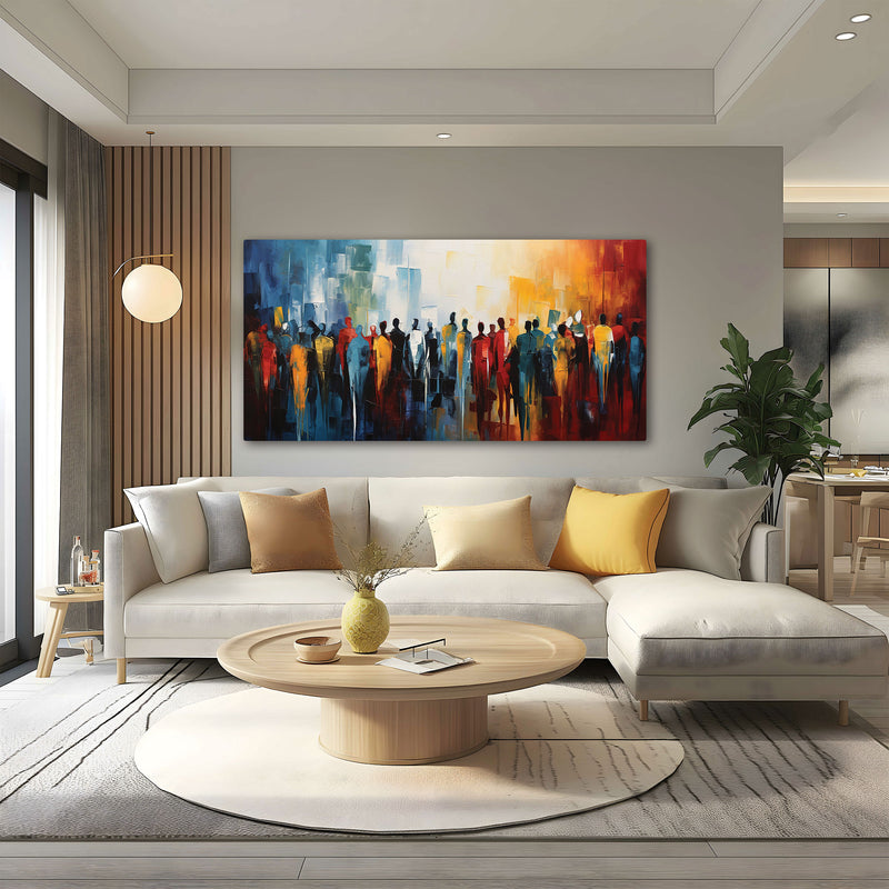 TexturedAbstract Canvas painting Big Size Wall Art for living room,Bedroom,Drawing room,Hotels