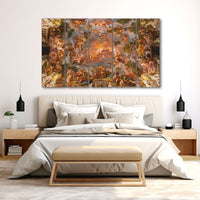 Pietro Da Cortona Painting with frame Big Size Wall Art for living room,Bedroom,Drawing room,Hotels