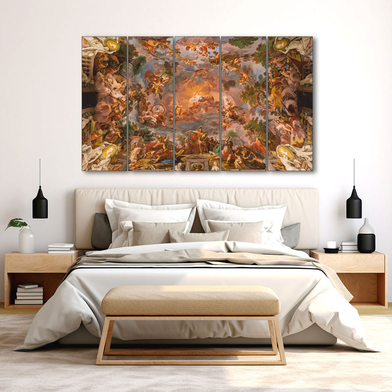 Pietro Da Cortona Painting with frame Big Size Wall Art for living room,Bedroom,Drawing room,Hotels