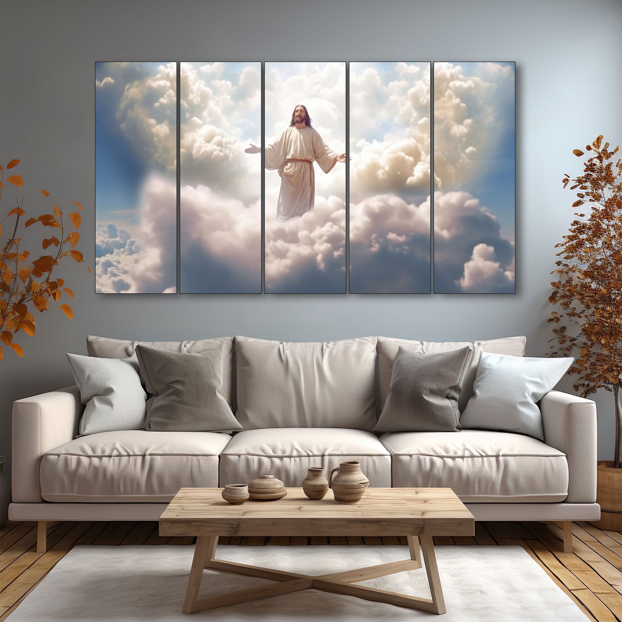 Jesus Painting with frame Big Size Wall Art for living room,Bedroom,Drawing room,Hotels