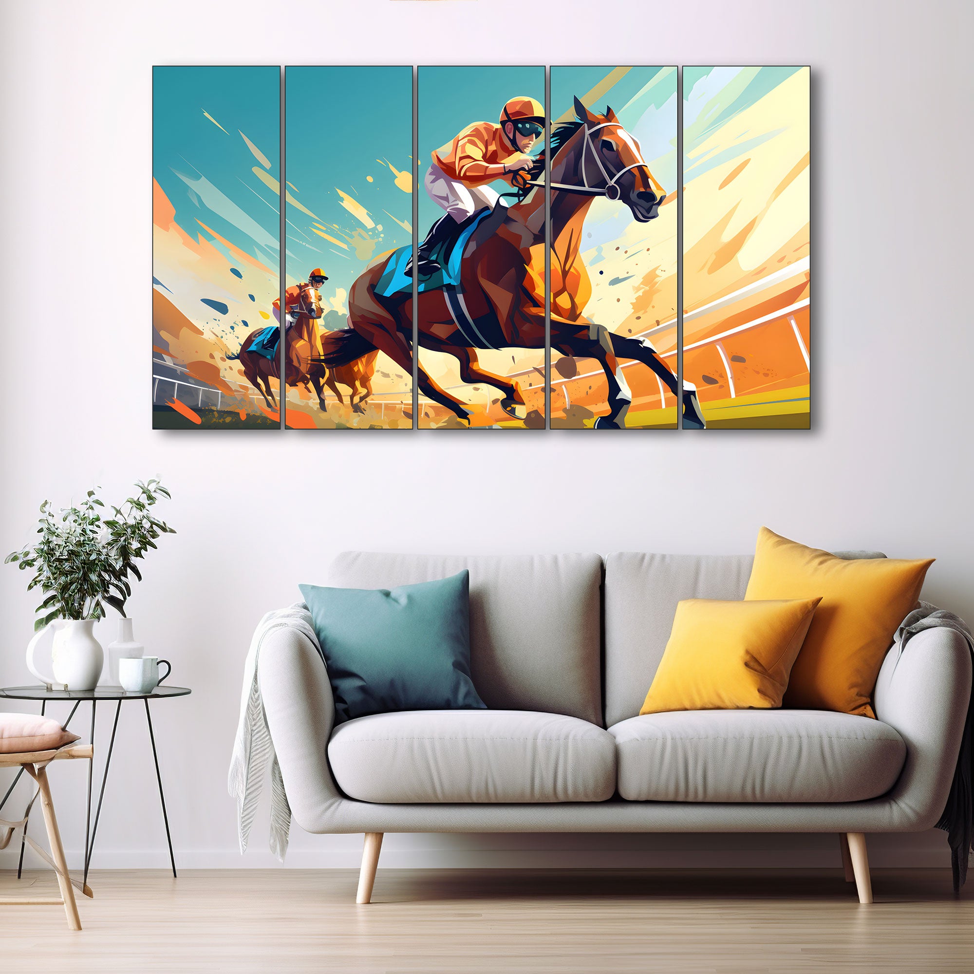 Sports Painting with frame Big Size Wall Art for living room,Bedroom,Drawing room,Hotels