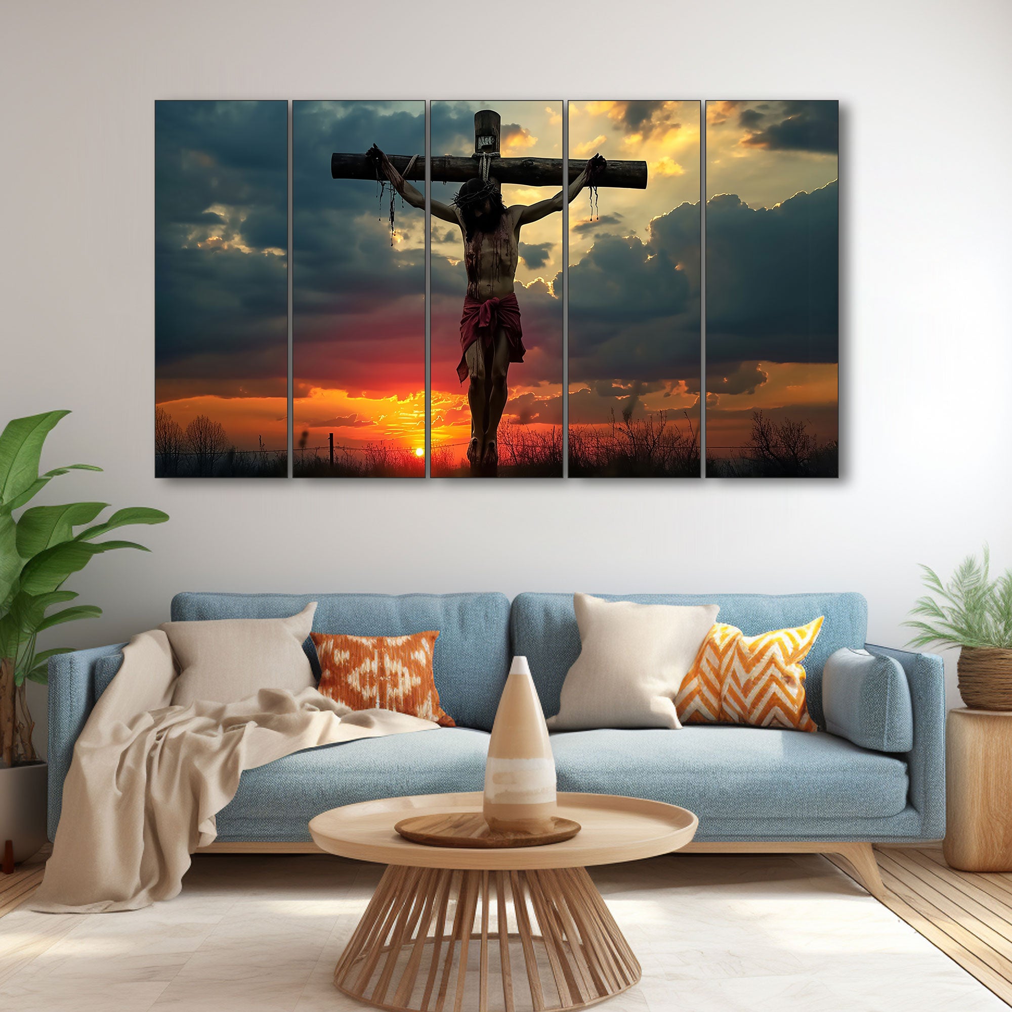 Jesus Painting with frame Big Size Wall Art for living room,Bedroom,Drawing room,Hotels