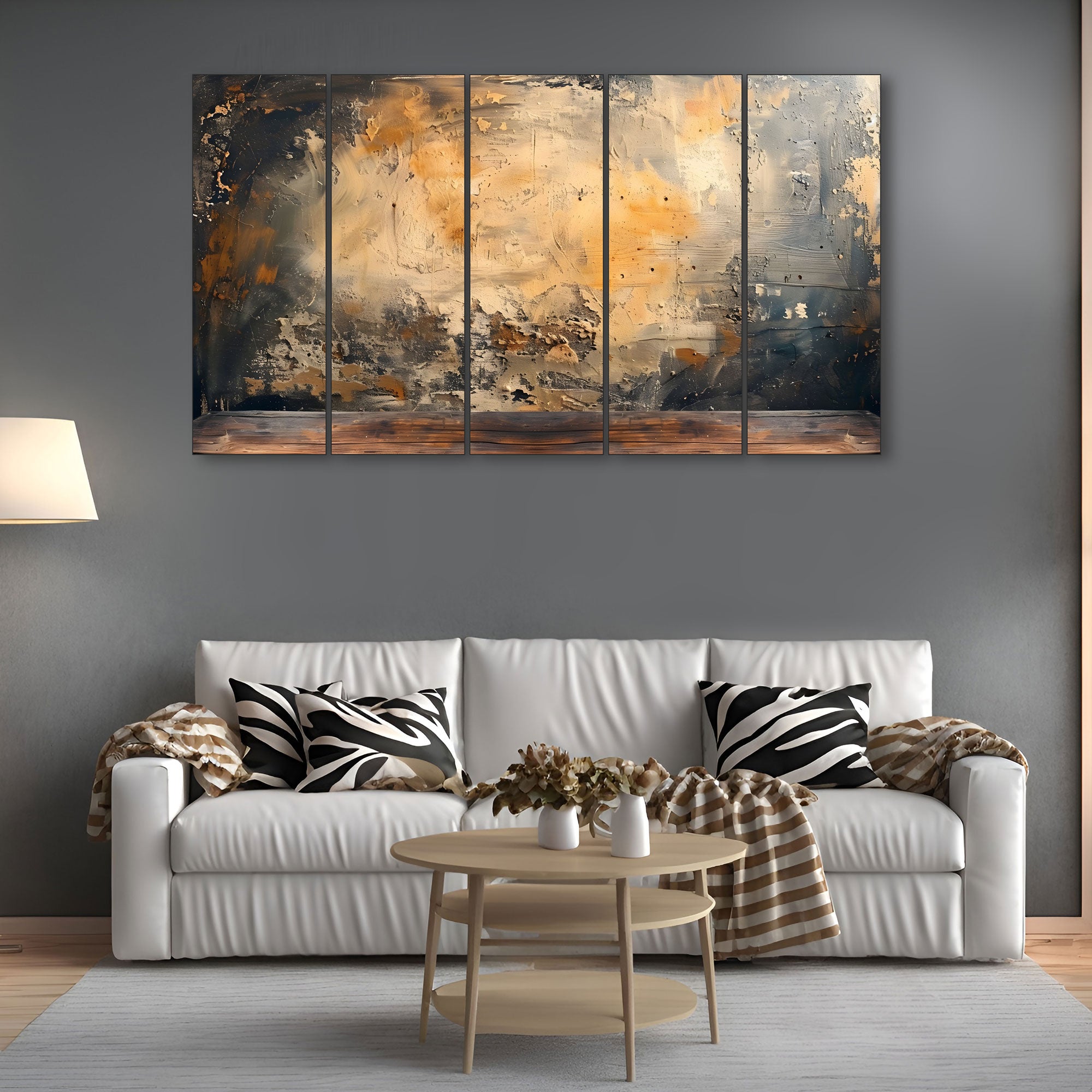 Abstract Painting with frame Big Size Wall Art for living room,Bedroom,Drawing room,Hotels