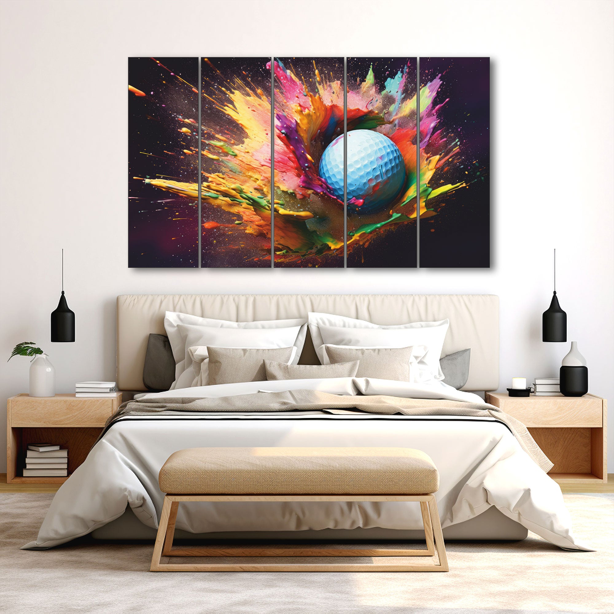 Sports Painting with frame Big Size Wall Art for living room,Bedroom,Drawing room,Hotels