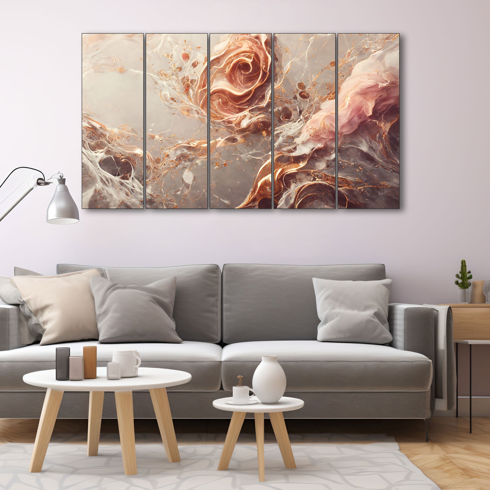 Marble Abstract Painting with frame Big Size Wall Art for living room,Bedroom,Drawing room,Hotels