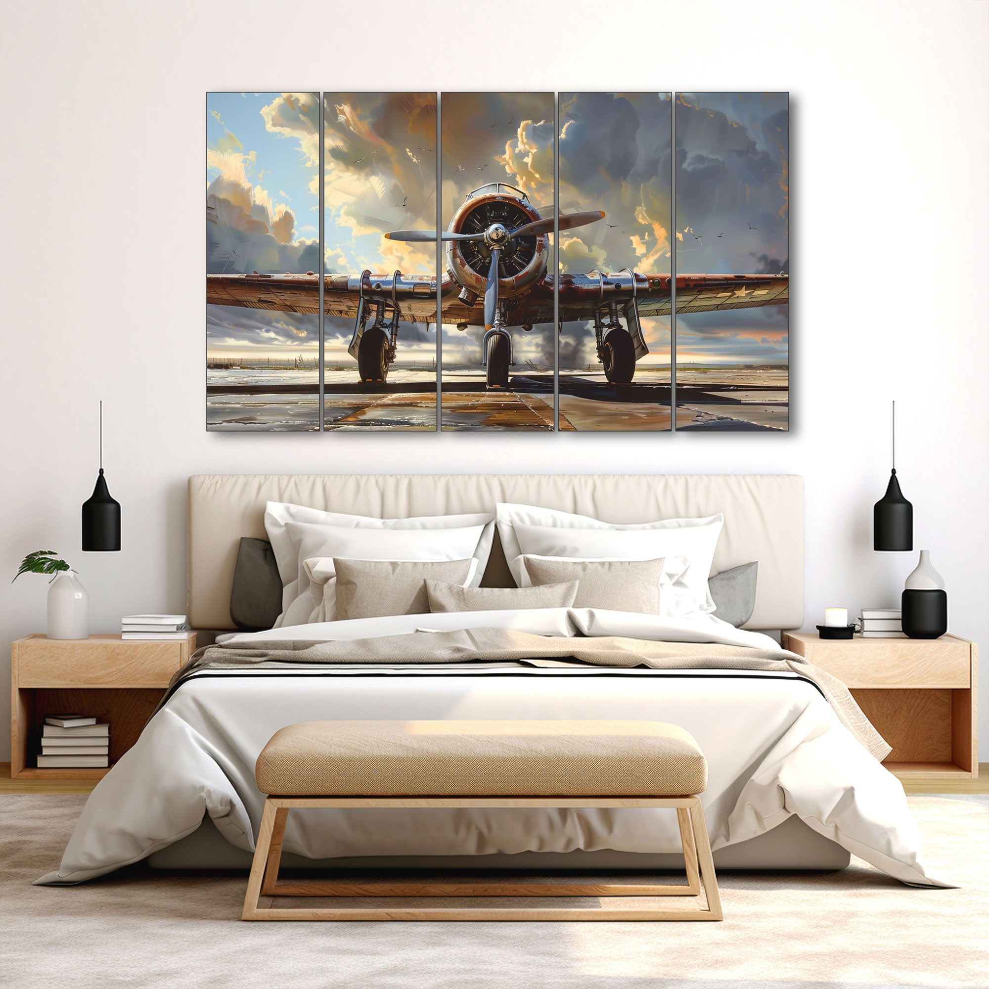 Aviation Painting with frame Big Size Wall Art for living room,Bedroom,Drawing room,Hotels