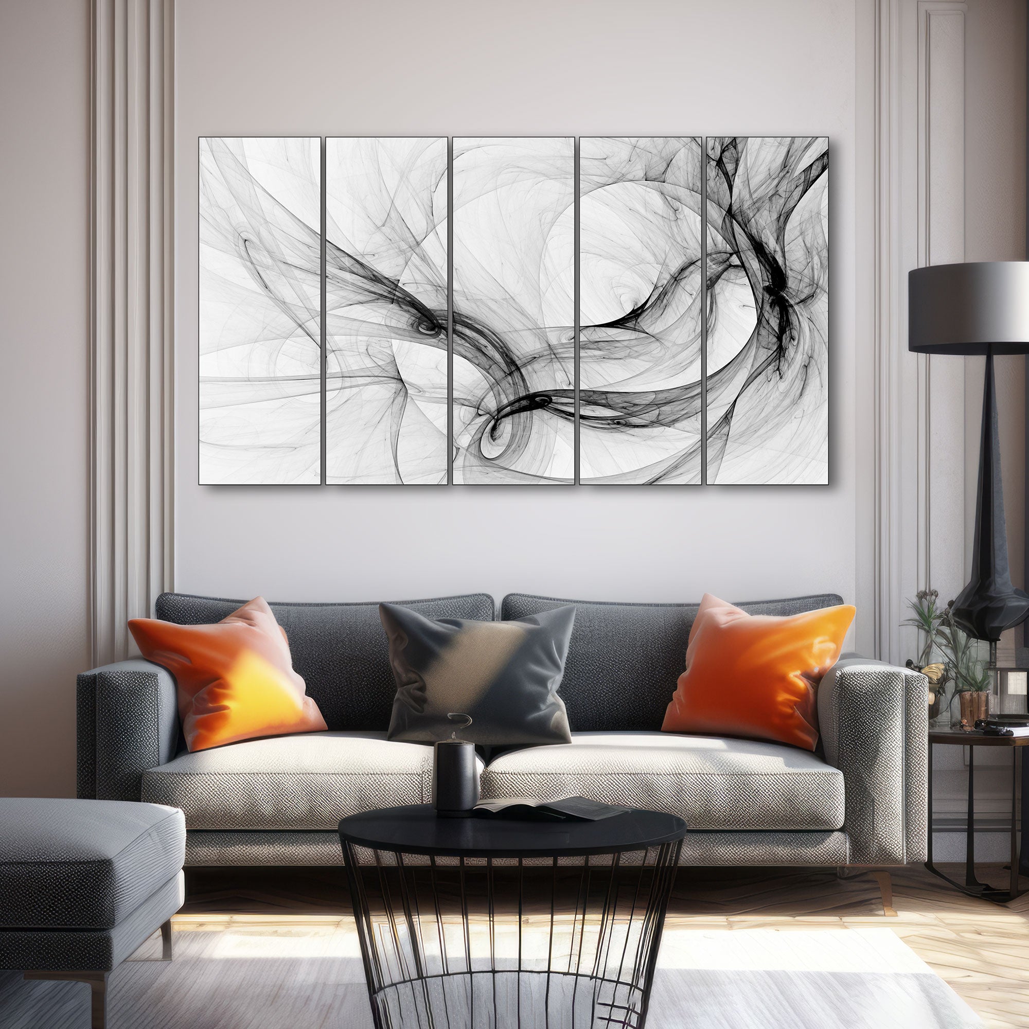 Abstract Painting with frame Big Size Wall Art for living room,Bedroom,Drawing room,Hotels