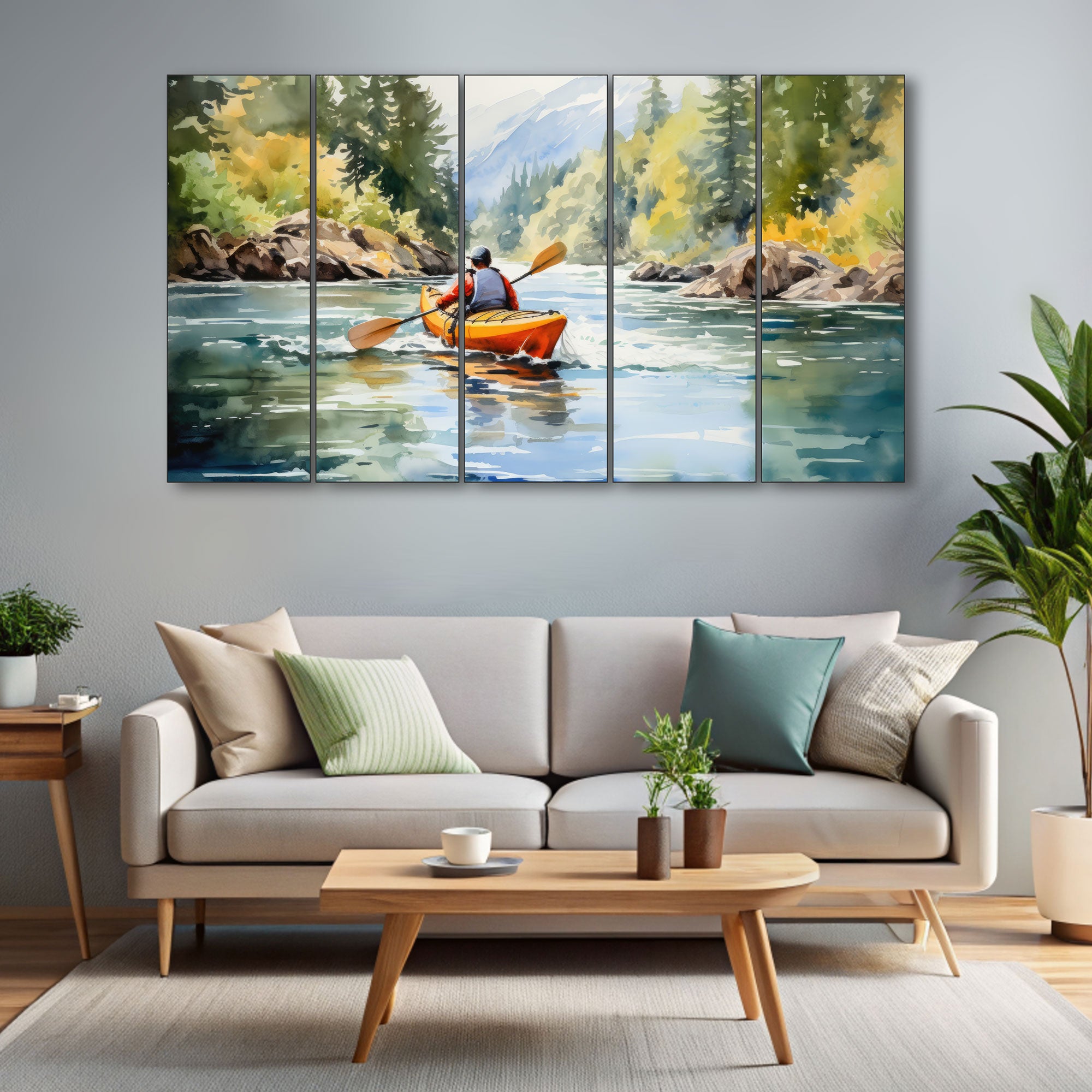 Nature Painting with frame Big Size Wall Art for living room,Bedroom,Drawing room,Hotels