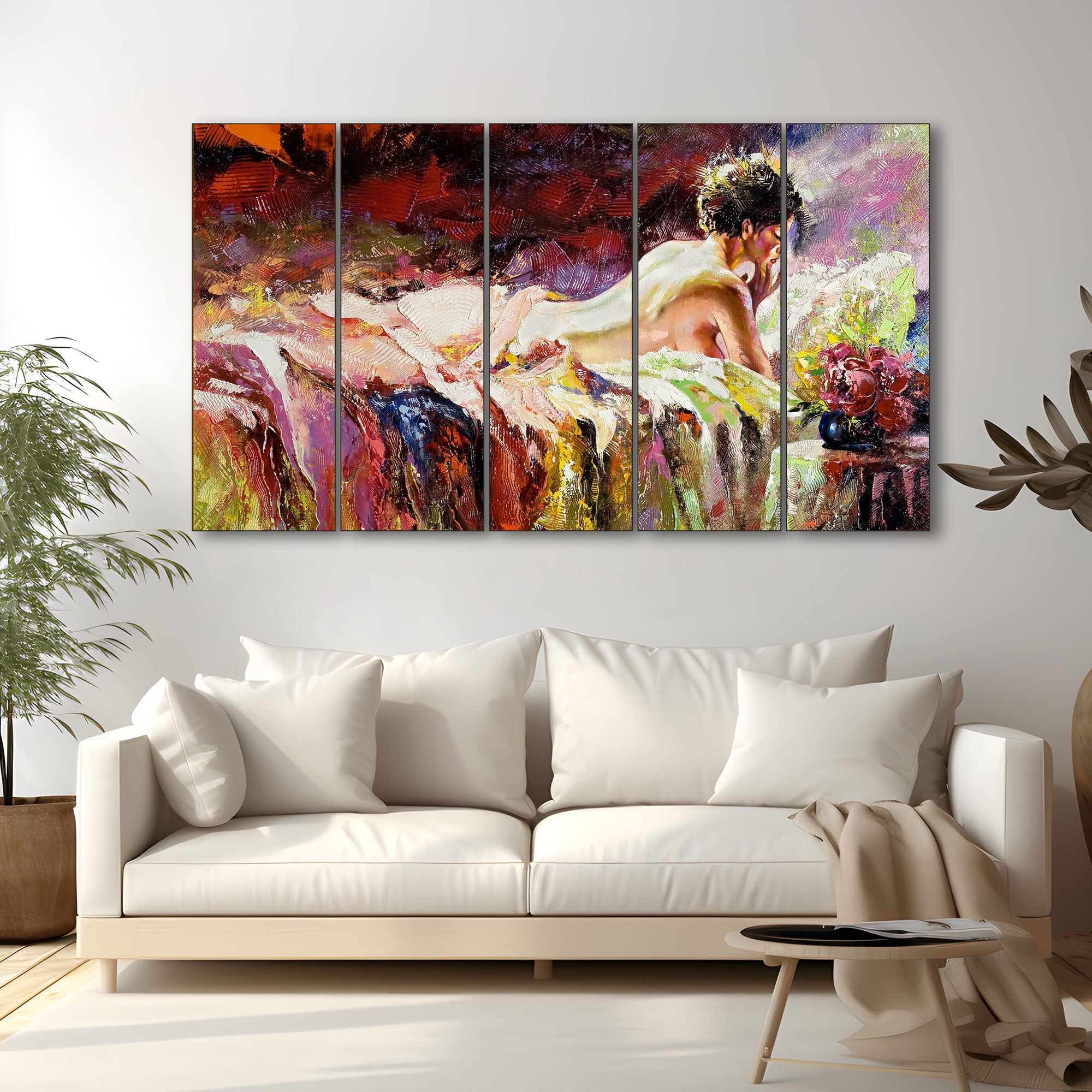 Abstract Painting with frame Big Size Wall Art for living room,Bedroom,Drawing room,Hotels