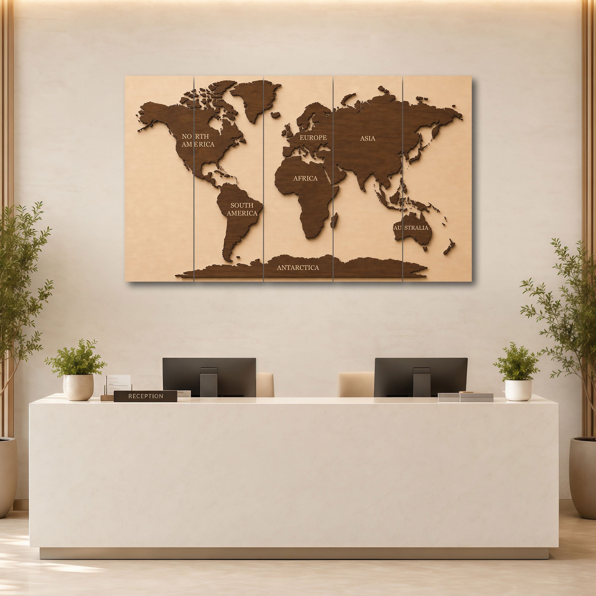 Map Painting with frame Big Size Wall Art for living room,Bedroom,Drawing room,Hotels