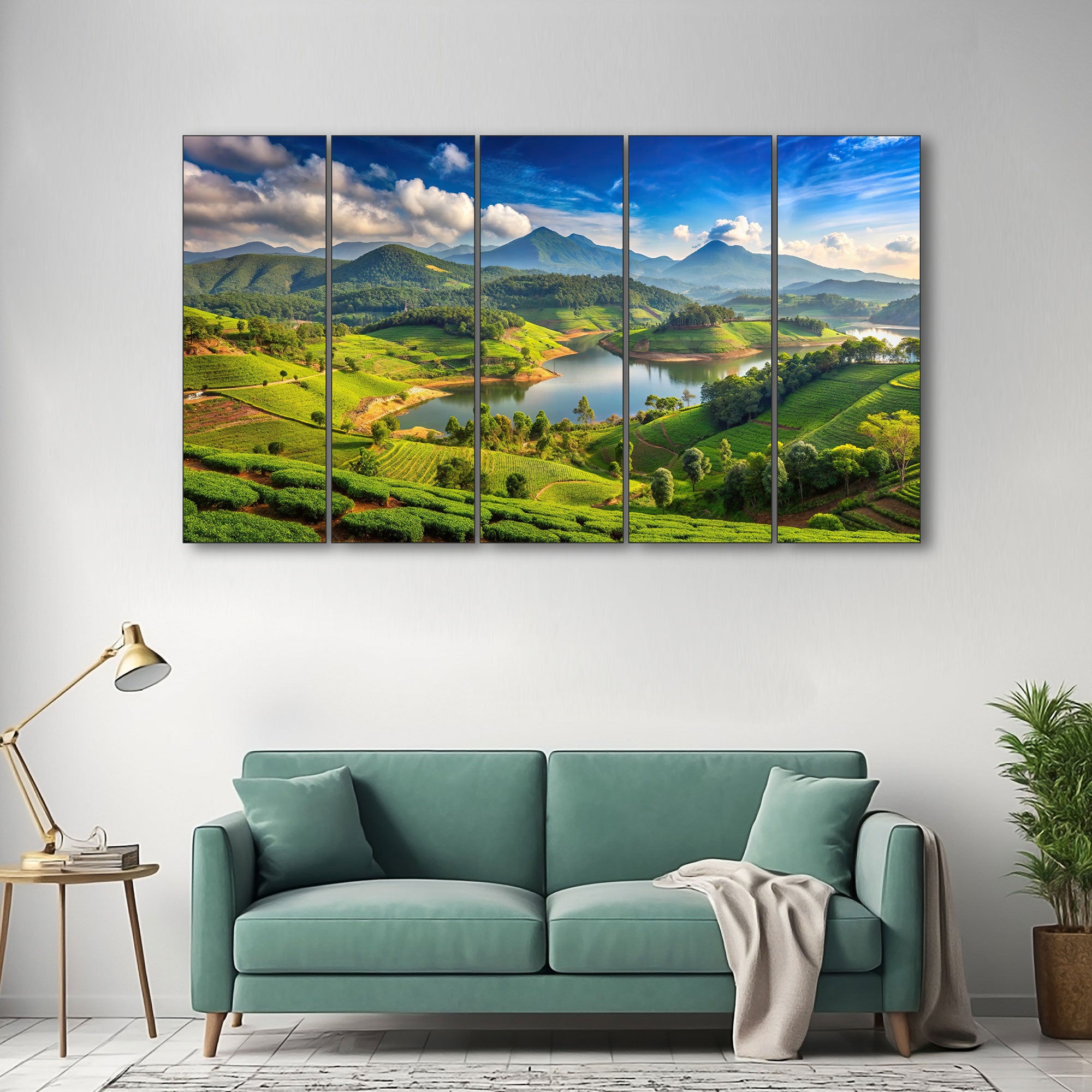 Nature Painting with frame Big Size Wall Art for living room,Bedroom,Drawing room,Hotels