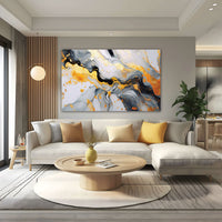 MarbleAbstract finish Canvas painting Big Size Wall Art for living room,Bedroom,Drawing room,Hotels