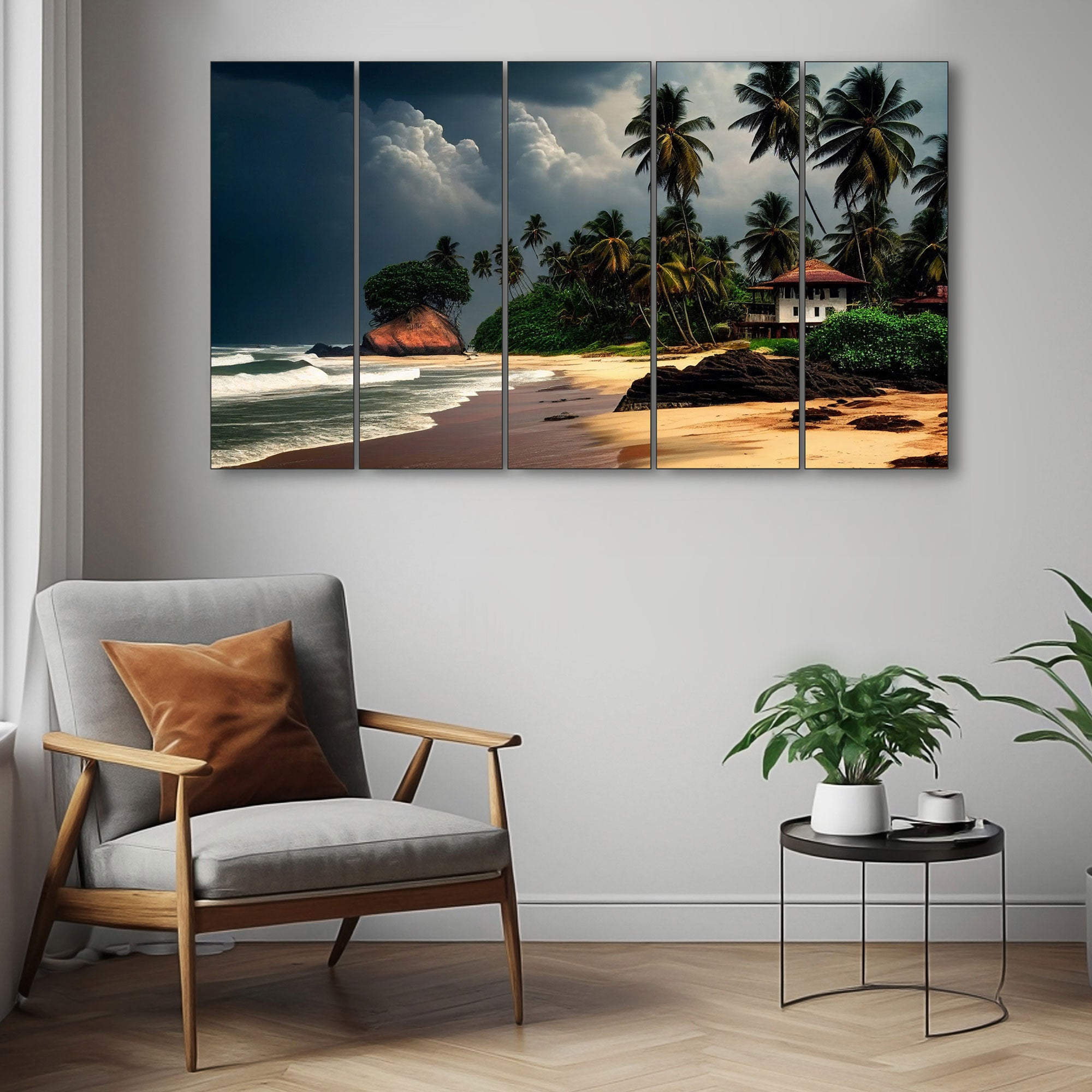 Sea Painting with frame Big Size Wall Art for living room,Bedroom,Drawing room,Hotels