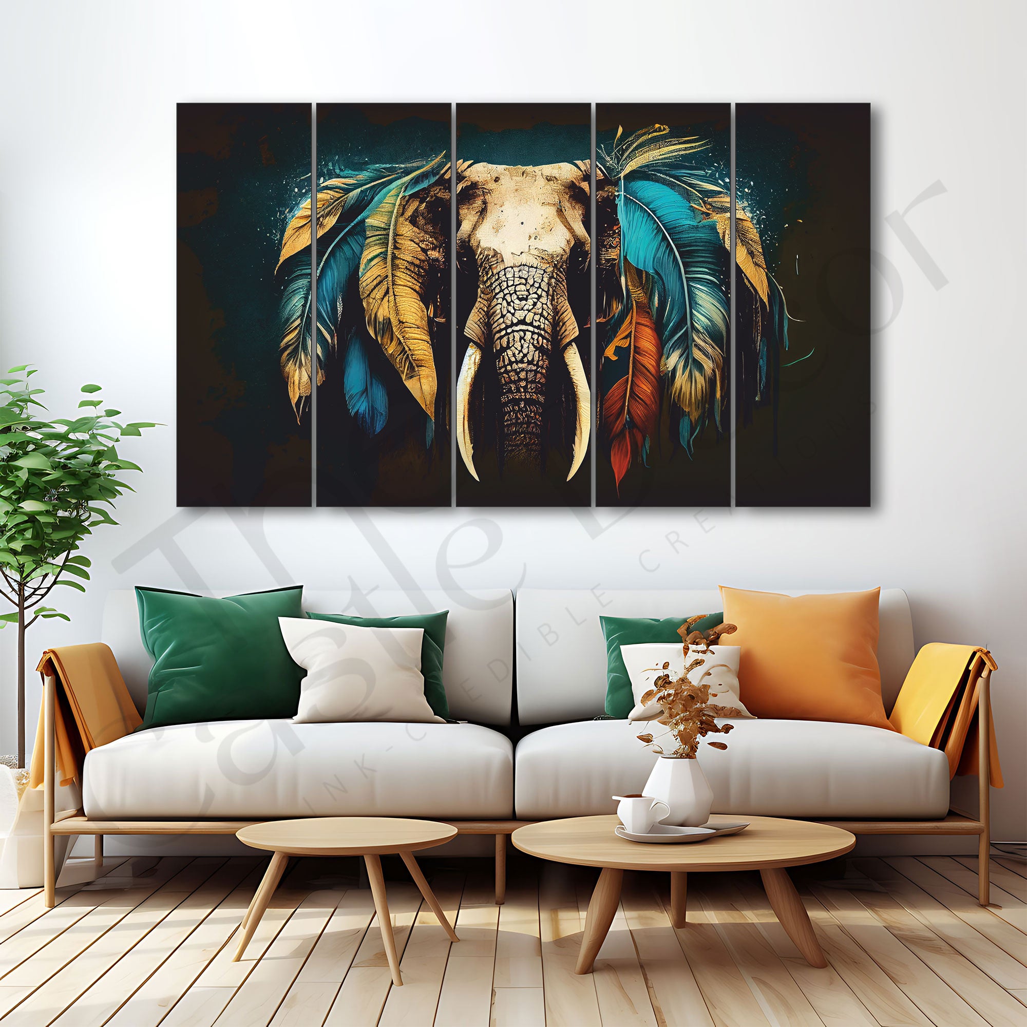 Animals Painting with frame Big Size Wall Art for living room,Bedroom,Drawing room,Hotels