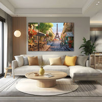 Cafe paris Canvas painting Big Size Wall Art for living room,Bedroom,Drawing room,Hotels