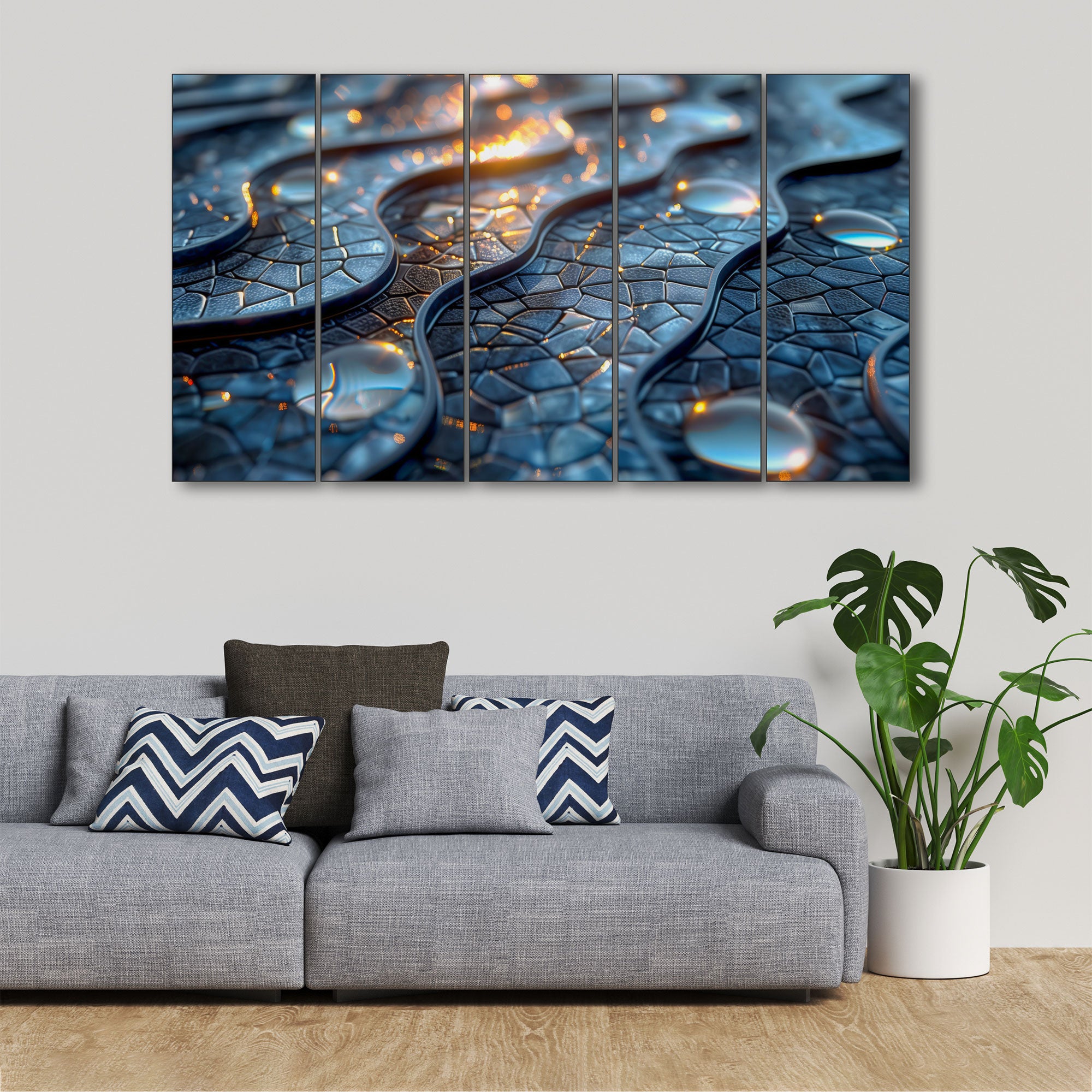 Abstract Painting with frame Big Size Wall Art for living room,Bedroom,Drawing room,Hotels