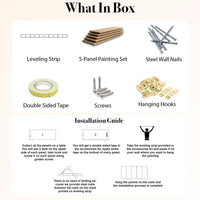 Abstract Art Painting with frame Big Size Wall Art for living room,Bedroom,Drawing room,Hotels