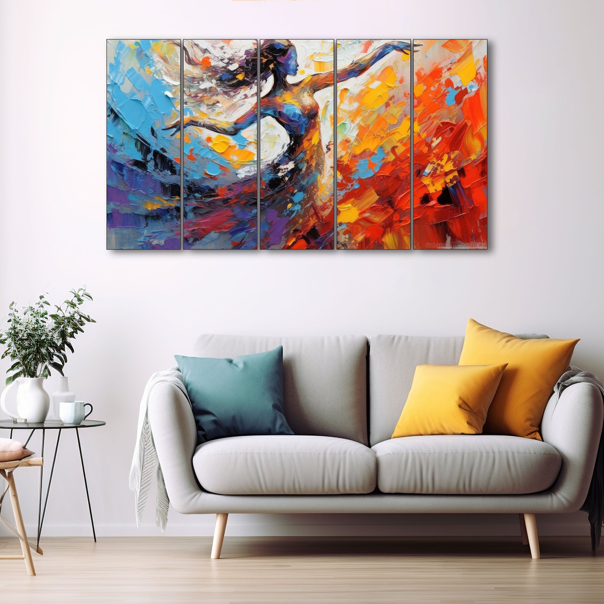 Dance Painting with frame Big Size Wall Art for living room,Bedroom,Drawing room,Hotels