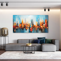 Multi colour Canvas painting Big Size Wall Art for living room,Bedroom,Drawing room,Hotels