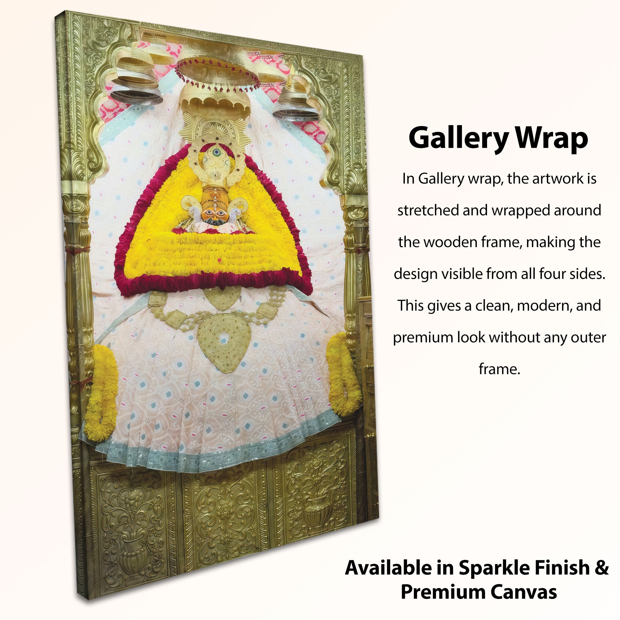 Khatu Shyam Ji Maharaj painting Big Size Wall Art for living room,Bedroom,Drawing room,Hotels