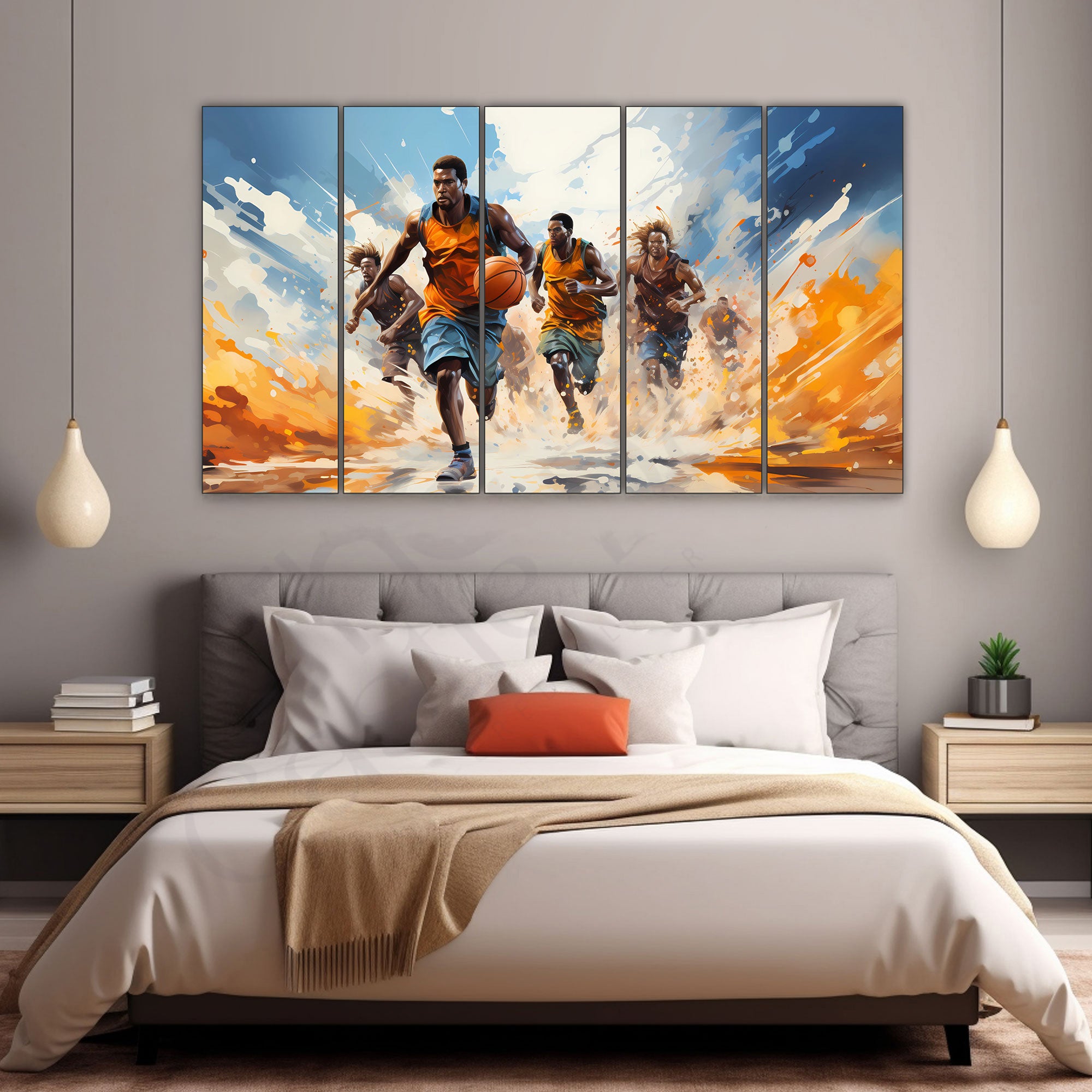 Sports Painting with frame Big Size Wall Art for living room,Bedroom,Drawing room,Hotels