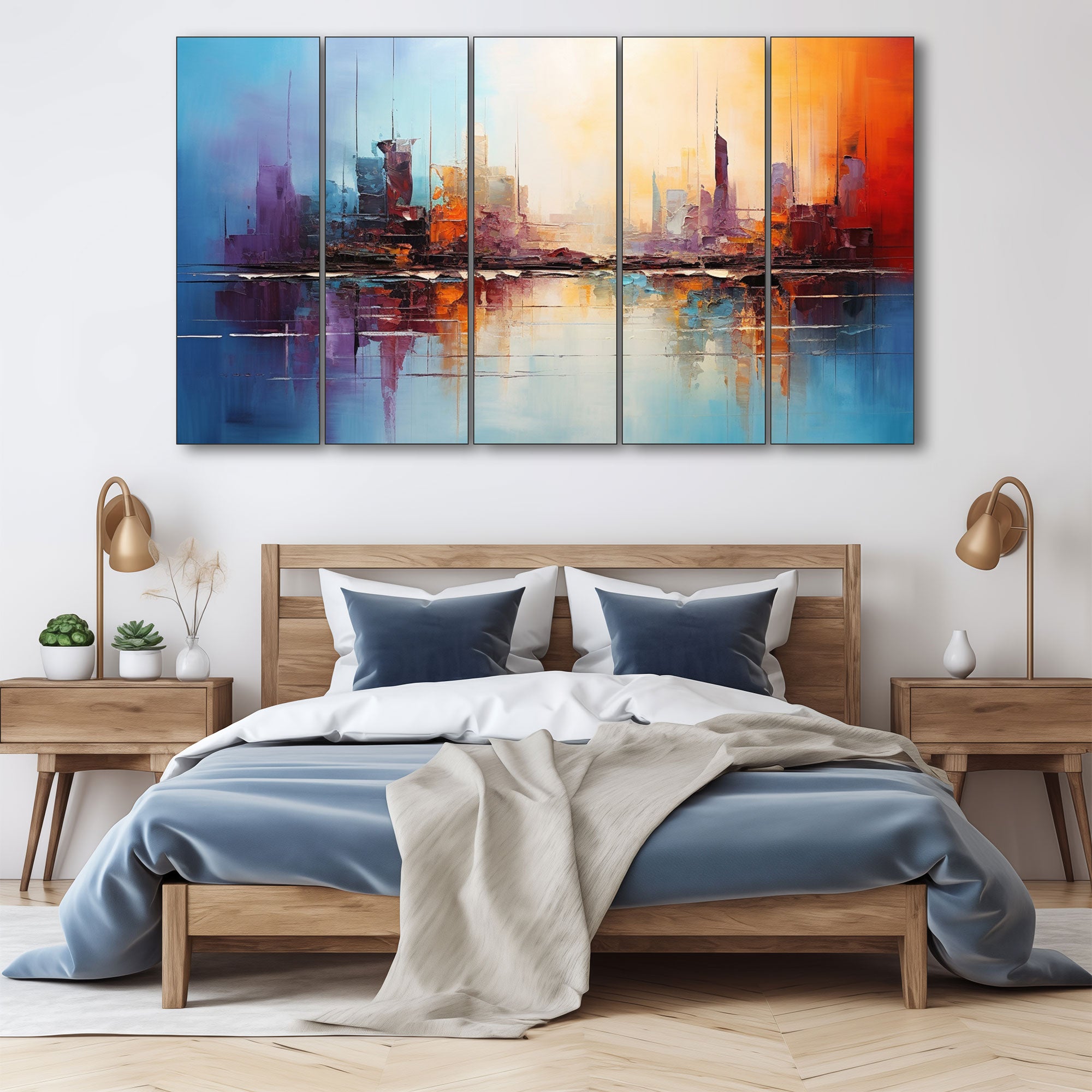 Abstract Painting with frame Big Size Wall Art for living room,Bedroom,Drawing room,Hotels