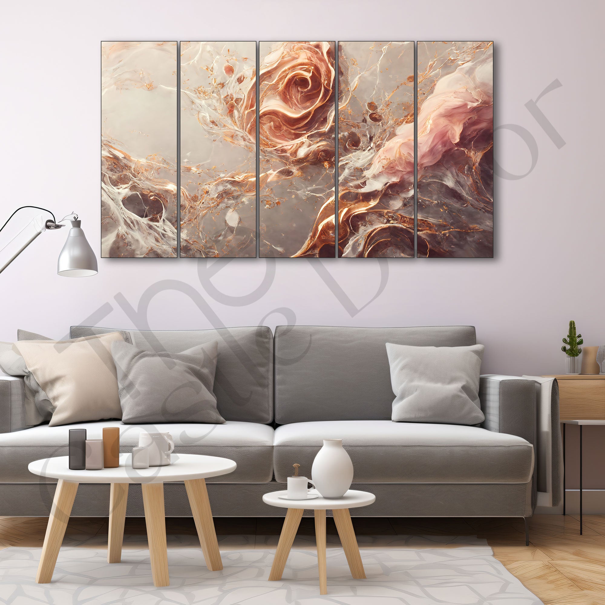 Marble Abstract Painting with frame Big Size Wall Art for living room,Bedroom,Drawing room,Hotels