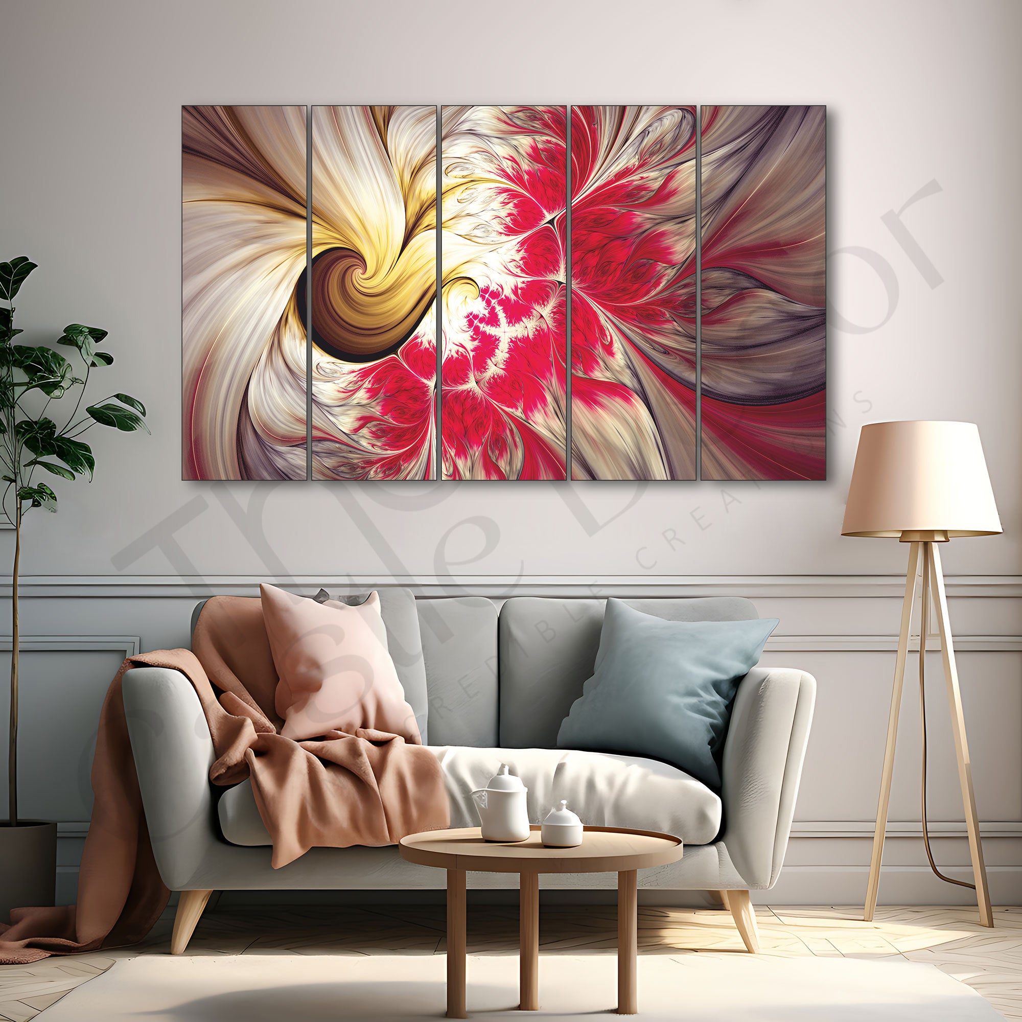 Abstract Painting with frame Big Size Wall Art for living room,Bedroom,Drawing room,Hotels