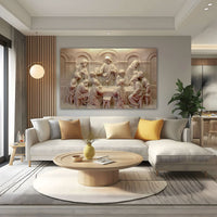 Last Supper Jesus Christ Canvas painting Big Size Wall Art for living room,Bedroom,Drawing room,Hotels