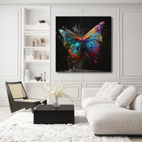 Butterfly painting with frame Big Size Wall Art for living room,Bedroom,Drawing room,Hotels