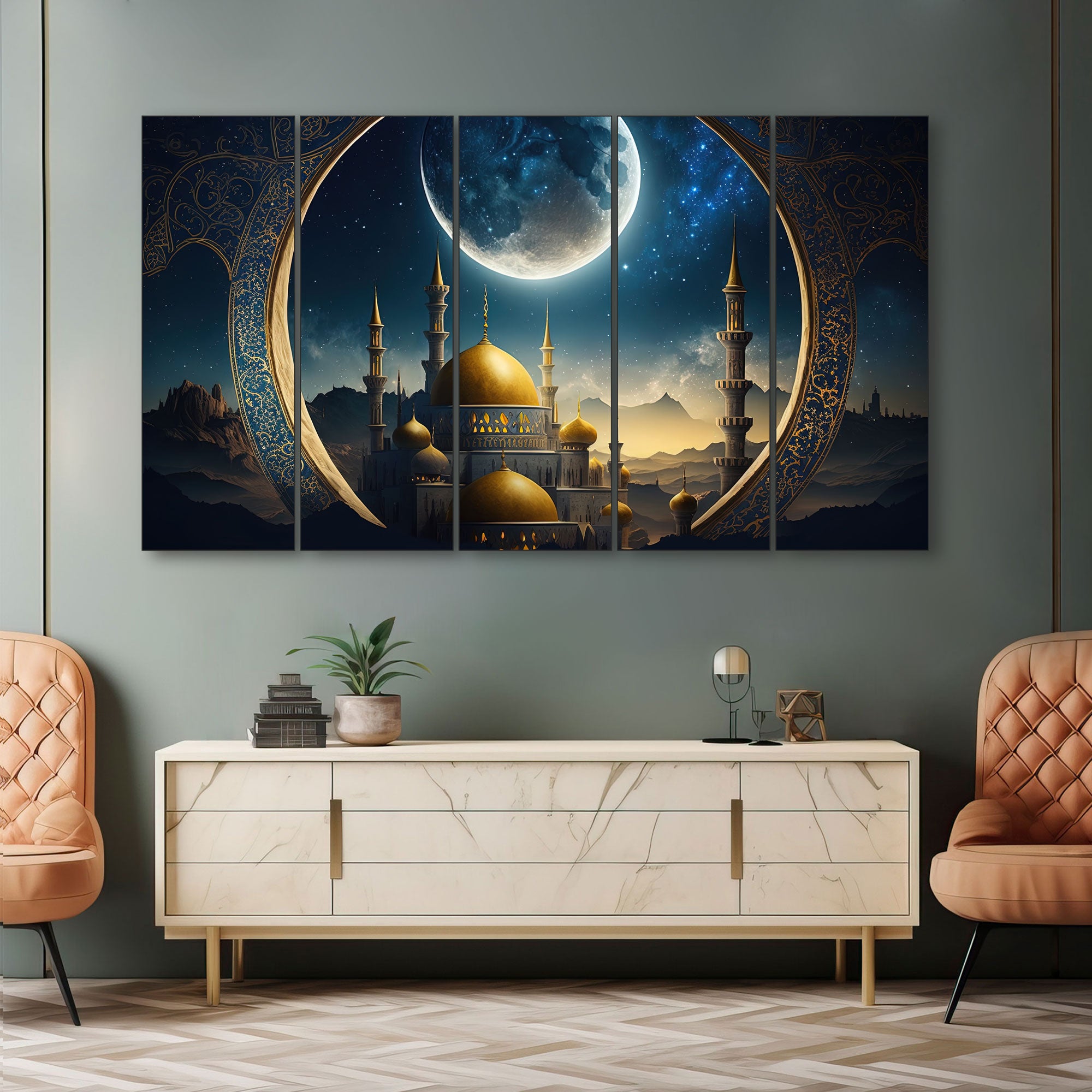 Islamic Painting with frame Big Size Wall Art for living room,Bedroom,Drawing room,Hotels