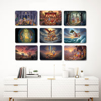 Ramayan Wall Plates – Set of 9 | Decorative Wall Art & Showpiece for Home | Spiritual Wall Decor for Living Room & Pooja Room | Gift for All