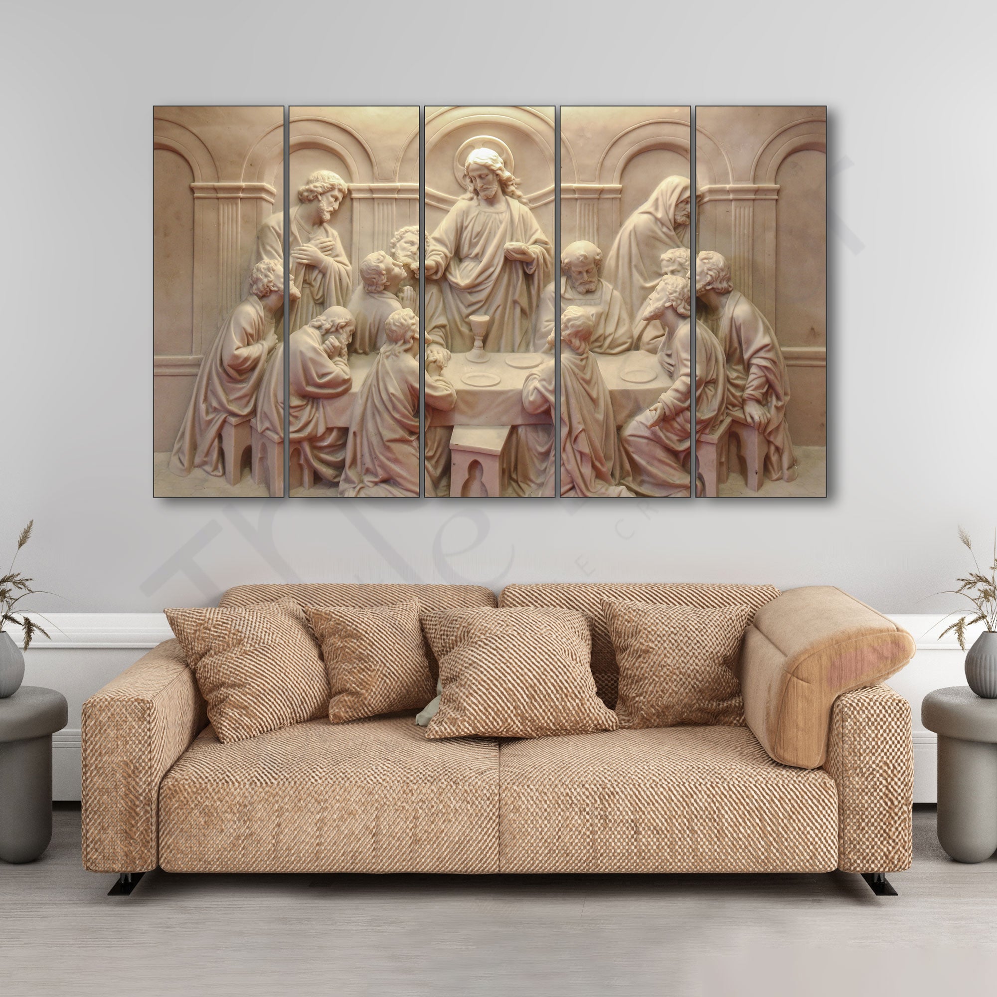Jesus Painting with frame Big Size Wall Art for living room,Bedroom,Drawing room,Hotels