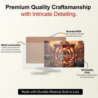 Ramayan Wall Plates – Set of 9 | Decorative Wall Art & Showpiece for Home | Spiritual Wall Decor for Living Room & Pooja Room | Gift for All