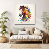 Horse with frame Big Size Wall Art for living room,Bedroom,Drawing room,Hotels
