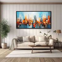 Multi colour Canvas painting Big Size Wall Art for living room,Bedroom,Drawing room,Hotels