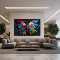 Abstract butterfly Canvas painting Big Size Wall Art for living room,Bedroom,Drawing room,Hotels