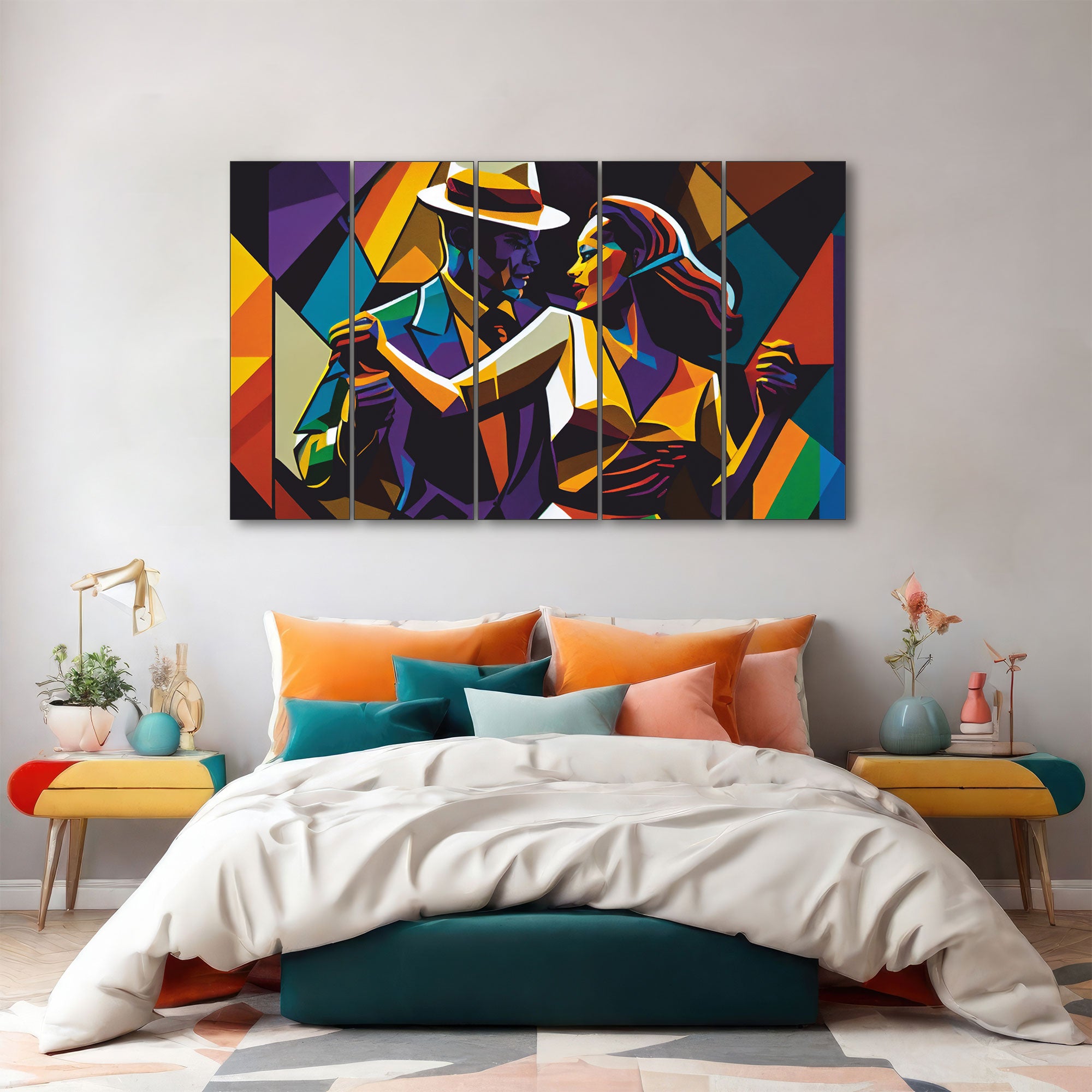 Dance Painting with frame Big Size Wall Art for living room,Bedroom,Drawing room,Hotels