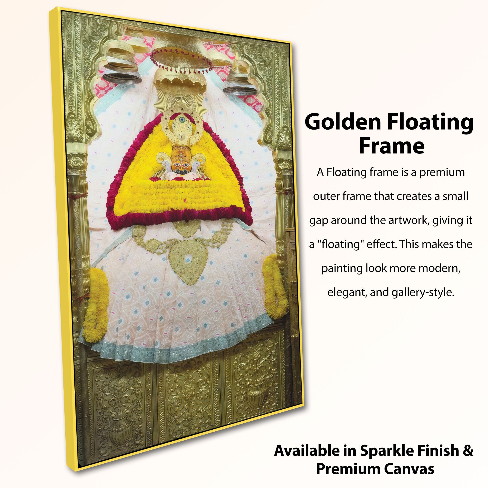 Khatu Shyam Ji Maharaj painting Big Size Wall Art for living room,Bedroom,Drawing room,Hotels