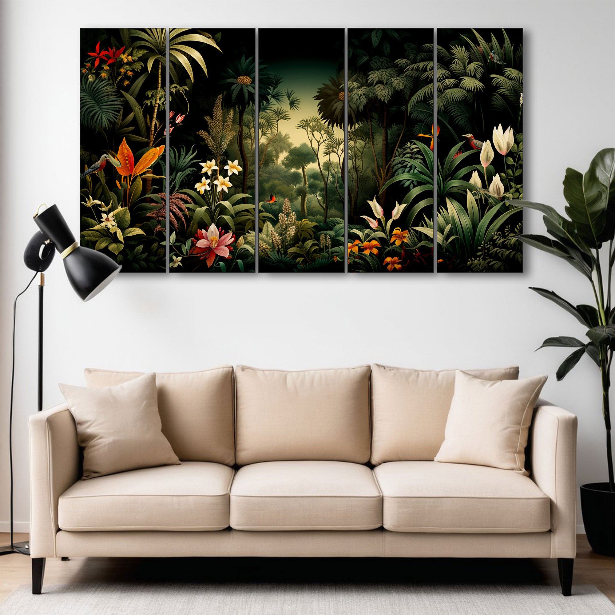 Nature Painting with frame Big Size Wall Art for living room,Bedroom,Drawing room,Hotels