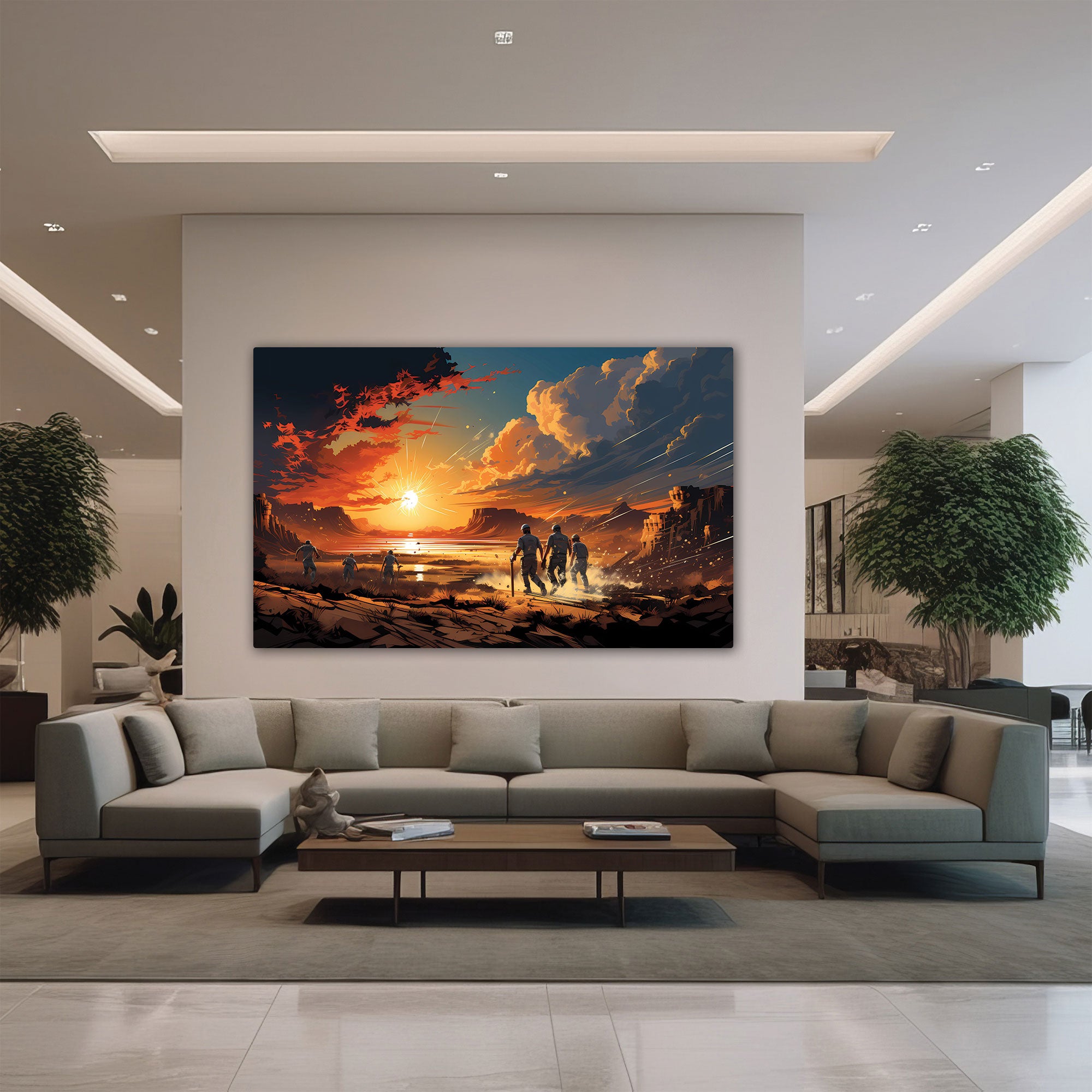 Cricket Canvas painting with frame Big Size Wall Art for living room,Bedroom,Drawing room,Hotels