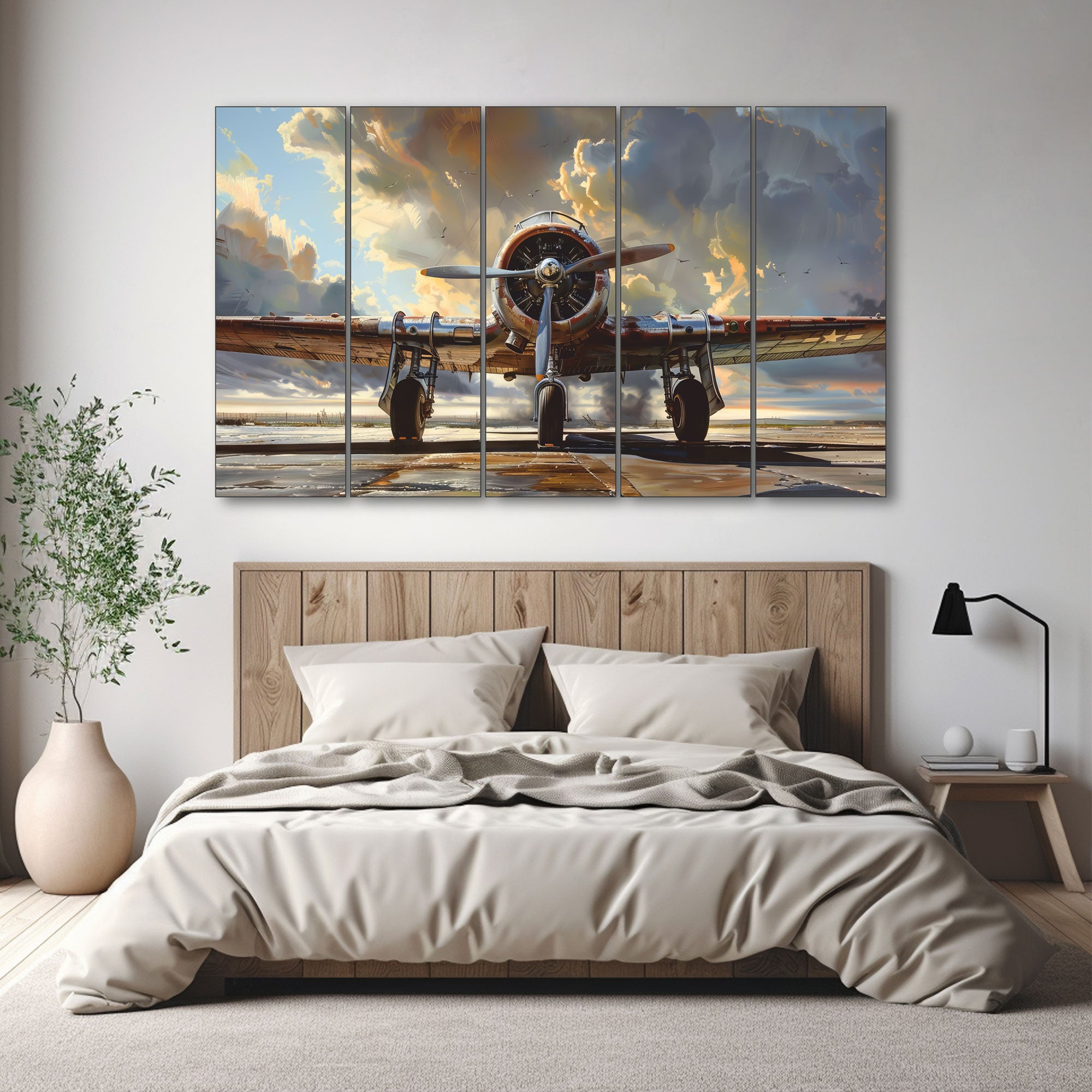 Aviation Painting with frame Big Size Wall Art for living room,Bedroom,Drawing room,Hotels