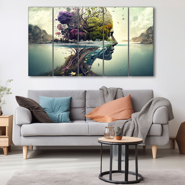 Abstract Painting with frame Big Size Wall Art for living room,Bedroom,Drawing room,Hotels