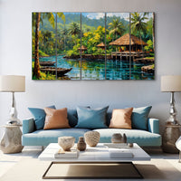 Nature Painting with frame Big Size Wall Art for living room,Bedroom,Drawing room,Hotels